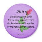 PERSONALIZE SISTER -MAGNET