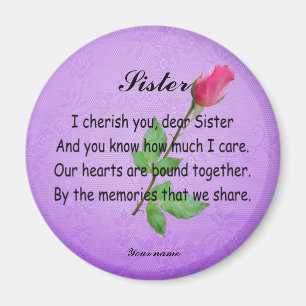 PERSONALIZE SISTER -MAGNET MAGNET