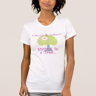 Personalize Sitting in a Tree, <Name>, <Name> T-Shirt
