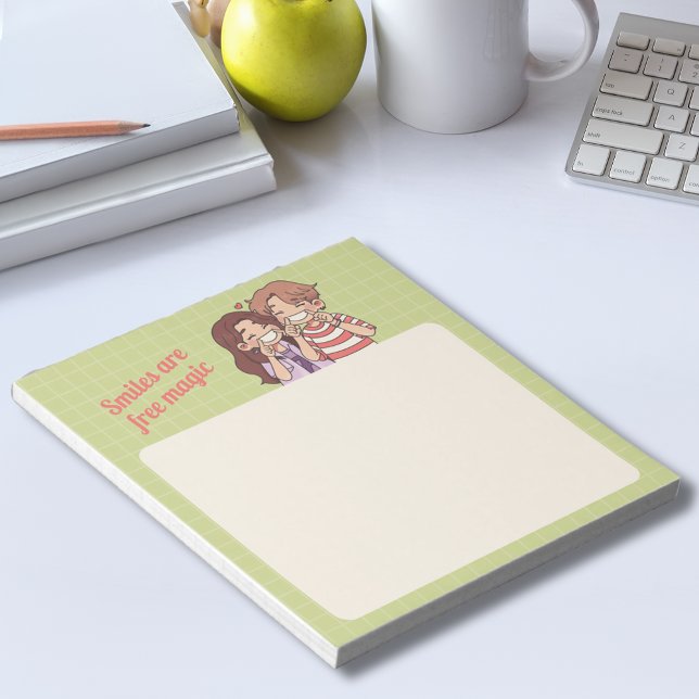 Personalize Smiles Are Free Magic Notepad (Creator Uploaded)