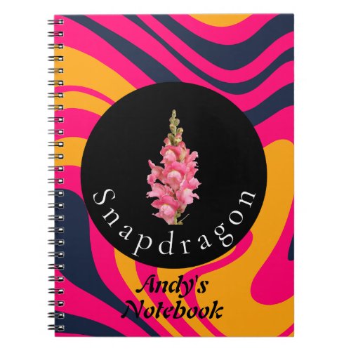 Personalize Snapdragon flower natures collection  Notebook