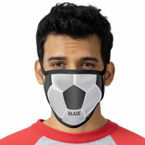 Personalize _ Soccer Ball Face Mask