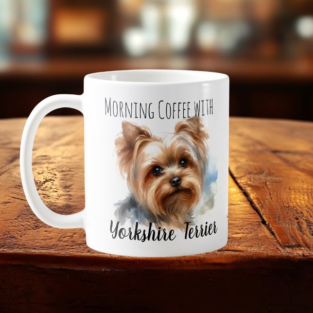  Personalize soft Browns Yorkshire Terrier Mug (Creator Uploaded)
