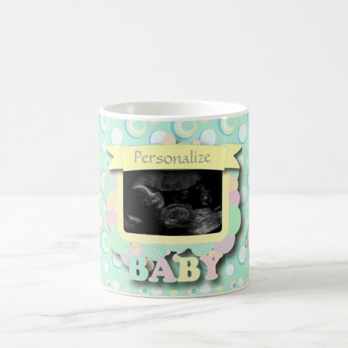 Personalize Sonogram Baby Keepsake Coffee Mug
