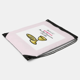 Personalize, Special Girl, First Communion Drawstring Bag