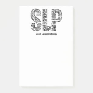 Personalize Speech Therapy SLP Post-it Notes