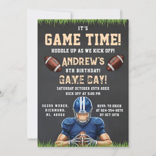 Personalize Sport Football Birthday