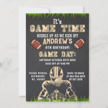 Personalize Sport Football Birthday