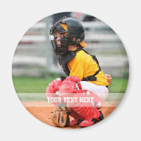 Personalize Sports Photo Pinback
