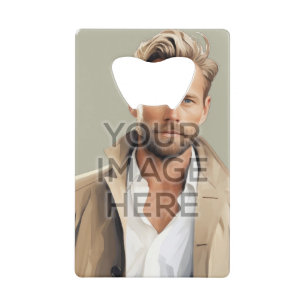 Personalize Stainless Steel Bottle Opener Vertical