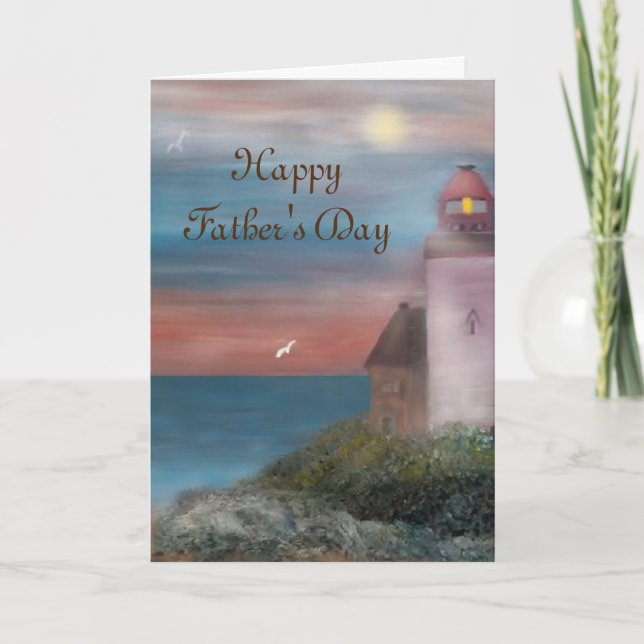 Personalize standard "Happy Father's Day"  Card (Front)