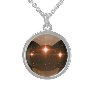 PERSONALIZE: Star Marble Custom Sterling Silver Necklace
