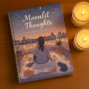 Personalize Stargazing Moonlit Cute Back to School Planner