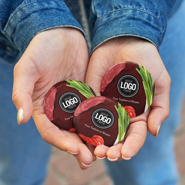 Personalize steak restaurant theme button (Creator Uploaded)