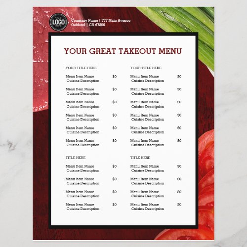 Personalize steak restaurant theme flyer