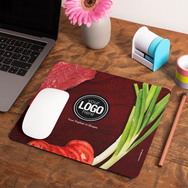 Personalize steak restaurant theme mouse pad (Creator Uploaded)