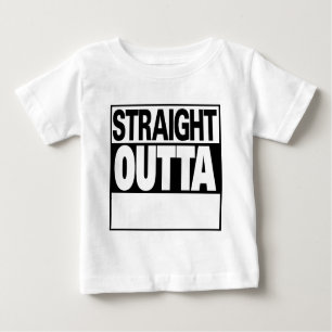 personalize straight outta baby T-Shirt