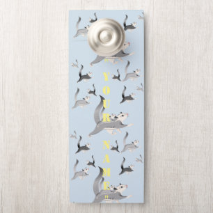 Personalize Sugar Glider Door Knob Plaque Hanger