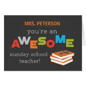Personalize Sunday School Teacher Appreciation Day (Front Horizontal)