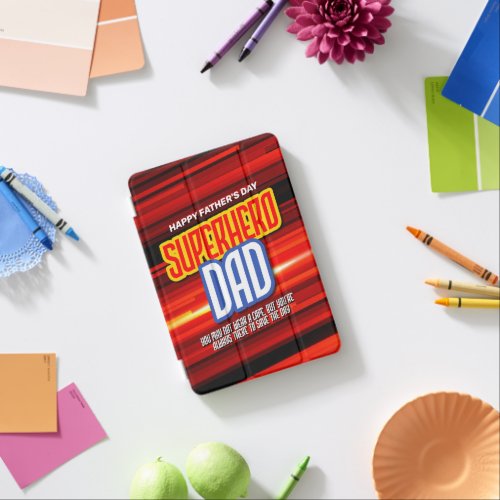 Personalize SuperHero Dad iPad Mini Cover