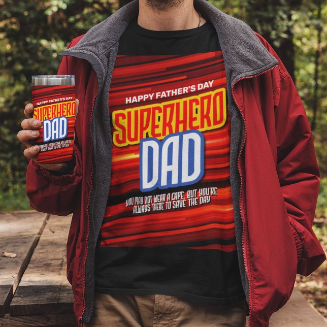 Personalize SuperHero Dad T-Shirt (Creator Uploaded)