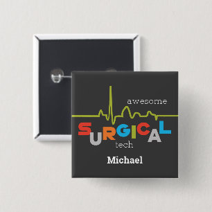 Personalize, Surgical Tech Week Awesome Button