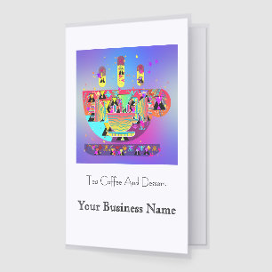 Personalize Tea Coffee And Dessert Menu
