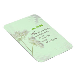 Personalize, Teacher Appreciation Day Thank You Magnet