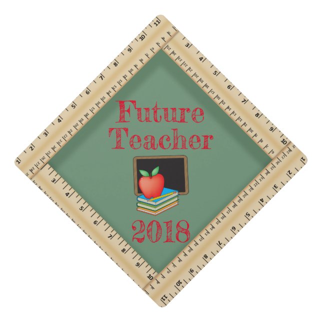 Personalize Teacher Graduatuion Tassel Topper (Front)