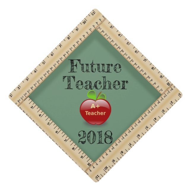 Personalize Teacher Graduatuion Tassel Topper (Front)