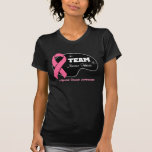 Personalize Team Name - Breast Cancer T-shirt at Zazzle