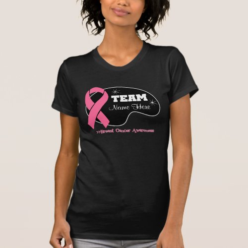 Personalize Team Name _ Breast Cancer T_Shirt
