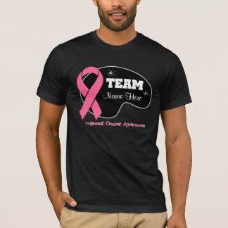 Personalize Team Name - Breast Cancer T-Shirt