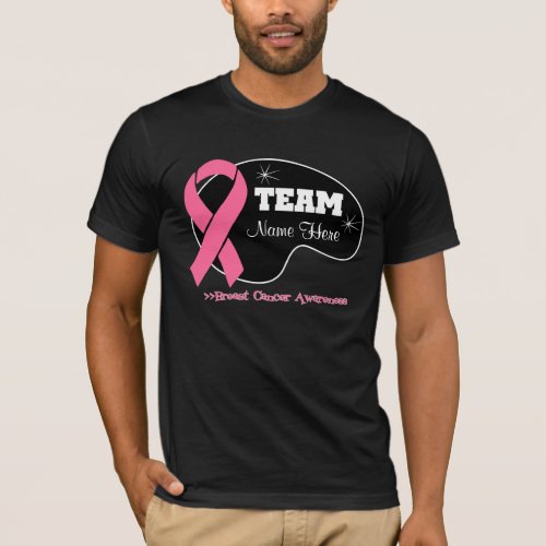 Personalize Team Name _ Breast Cancer T_Shirt