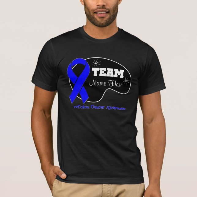 Personalize Team Name - Colon Cancer T-Shirt (Front)