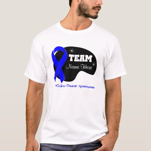 Personalize Team Name _ Colon Cancer T_Shirt