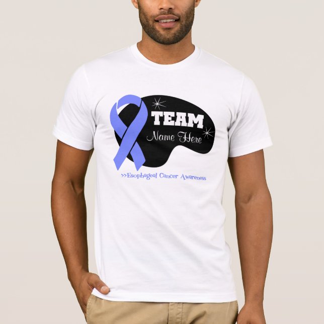 Personalize Team Name - Esophageal Cancer T-Shirt (Front)
