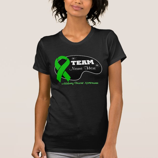 Personalize Team Name - Kidney Cancer T-Shirt (Front)