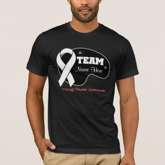 Personalize Team Name - Lung Cancer T-Shirt