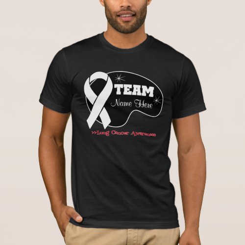 Personalize Team Name _ Lung Cancer T_Shirt