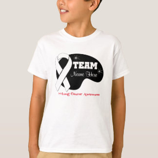 Personalize Team Name - Lung Cancer T-Shirt