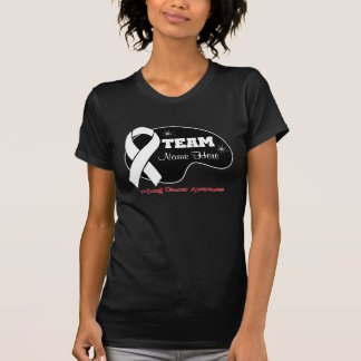 Personalize Team Name - Lung Cancer T-Shirt