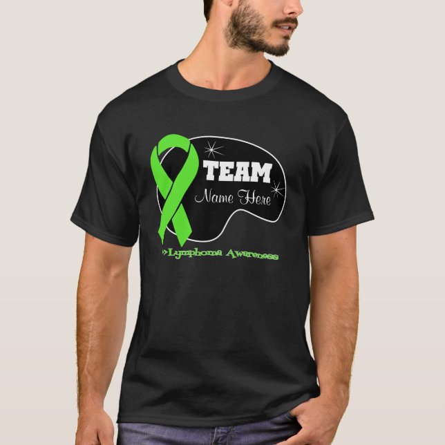 Personalize Team Name - Lymphoma T-Shirt (Front)