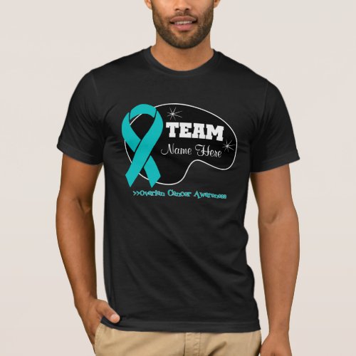 Personalize Team Name _ Ovarian Cancer T_Shirt