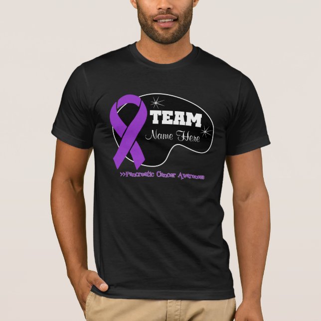 Personalize Team Name - Pancreatic Cancer T-Shirt (Front)