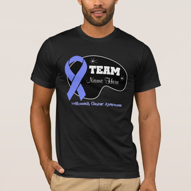 Personalize Team Name - Stomach Cancer T-Shirt (Front)