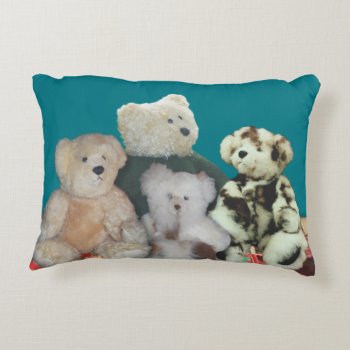 Personalize Teddy Bears Pillow V1 by signlady29 at Zazzle