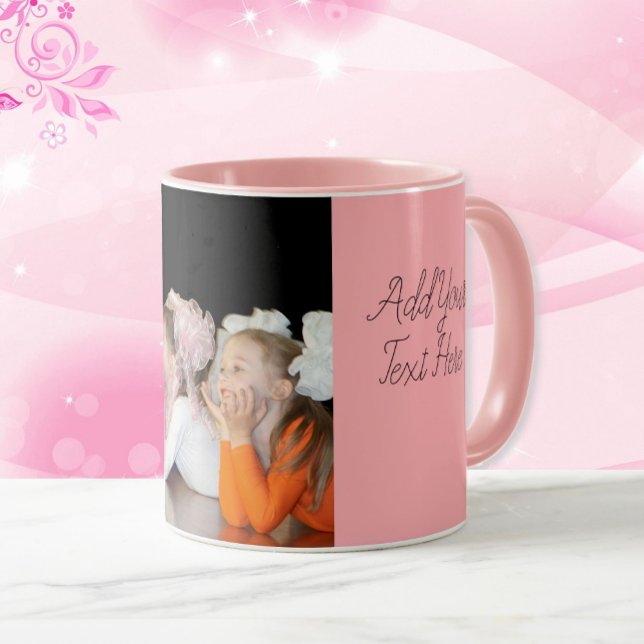 Personalize Text Custom Kids Photo Gift Coffee Mom Mug (Creator Uploaded)
