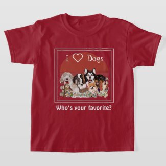 Personalize Text Dog Pack Club T-Shirt