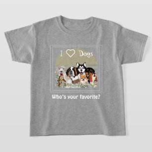 Personalize Text Dog Pack Club T-Shirt